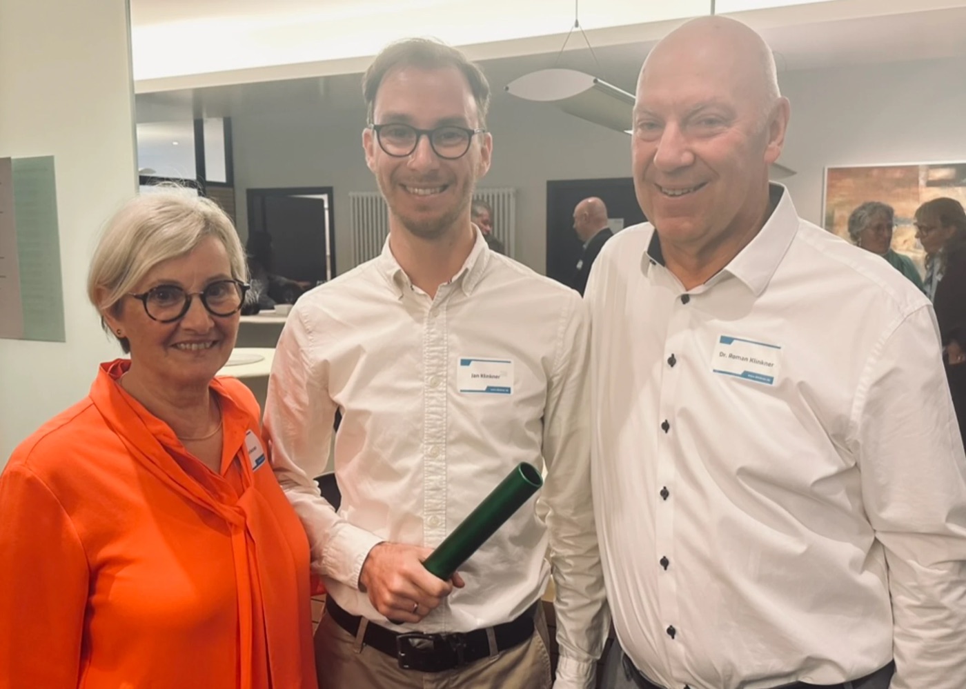 Petra Klinkner, Jan Klinkner und Dr. Roman Klinkner