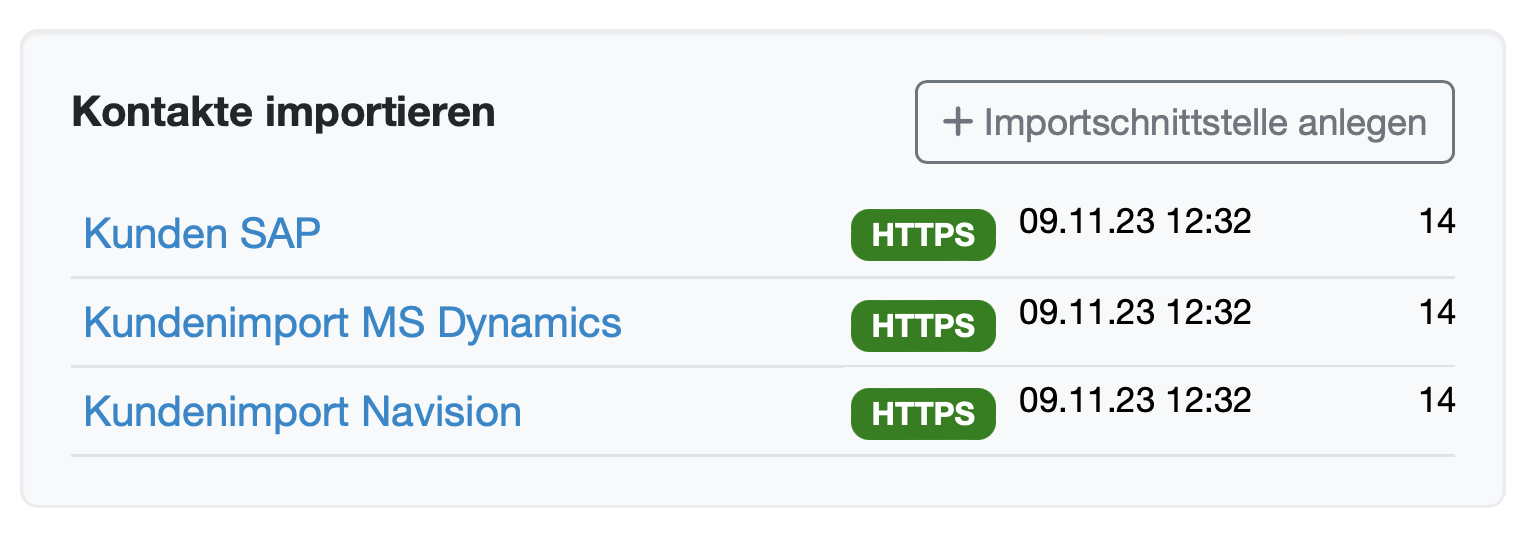 LIMS SAP oder Navision anbinden Kunden importieren