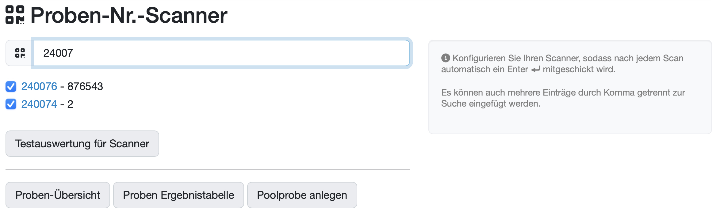 Angebote im Labordatenbank LIMS erstellen