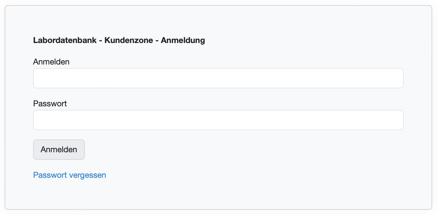 Kundenzone in Ihre Website integrieren