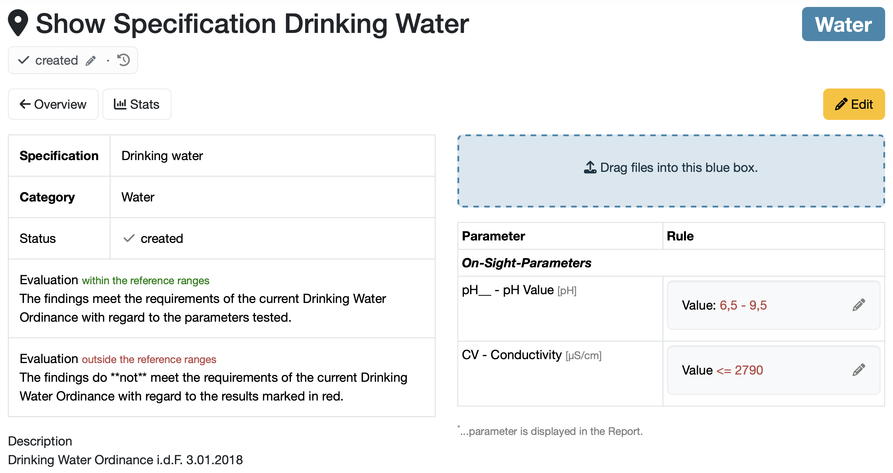 Automatische Bewertung von Sollwerten und Grenzwerten im LIMS