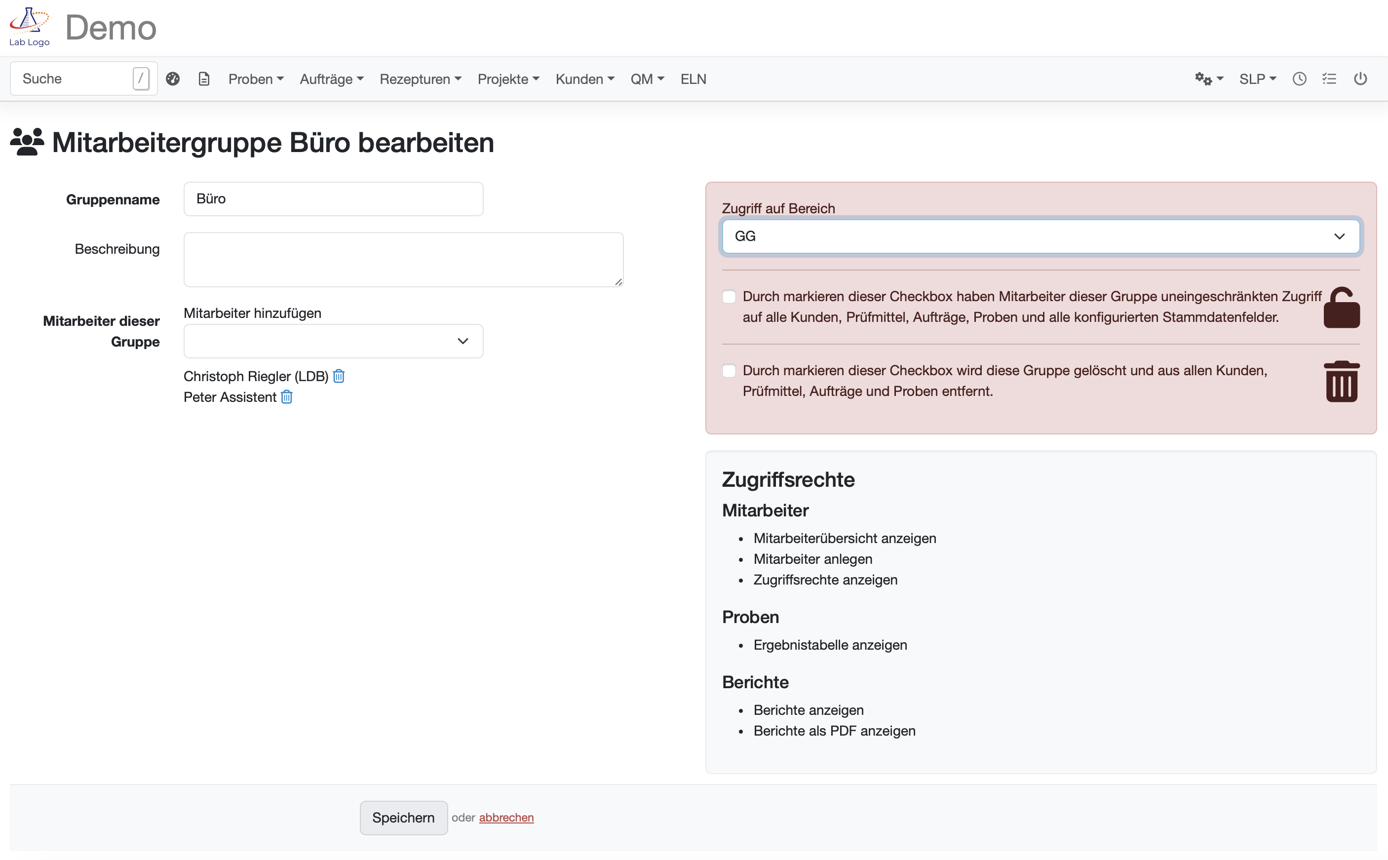 Mit Zugriffsrechten in der Laborsoftware mehrere Standorte verwalten